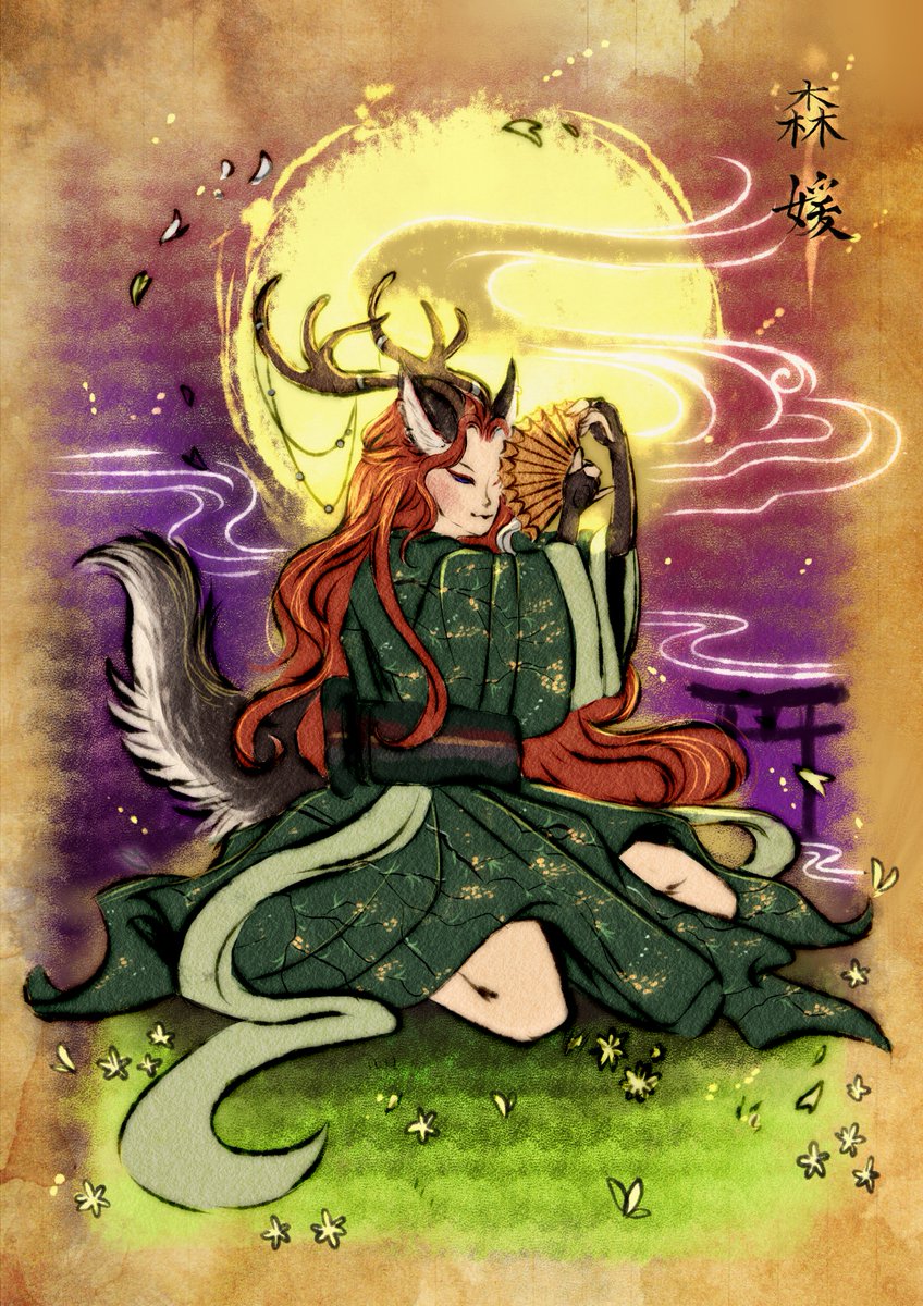 Okami style for Halleth and Piper, I really love those