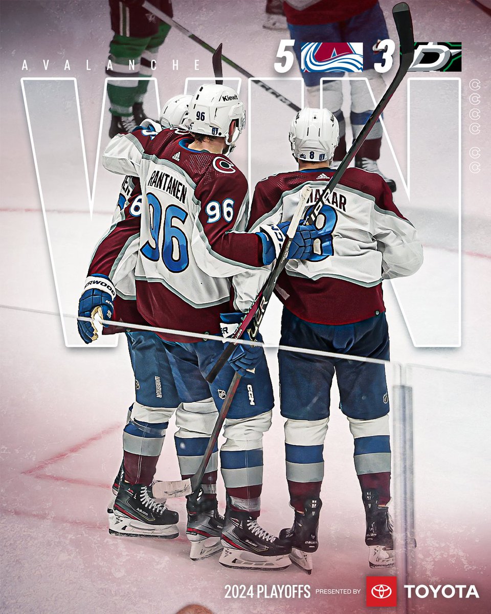 x - Colorado Avalanche (@avalanche) on Twitter photo NOT DONE YET!
#GoAvsGo | #ALLIN NOT DONE YET!
#GoAvsGo | #ALLIN