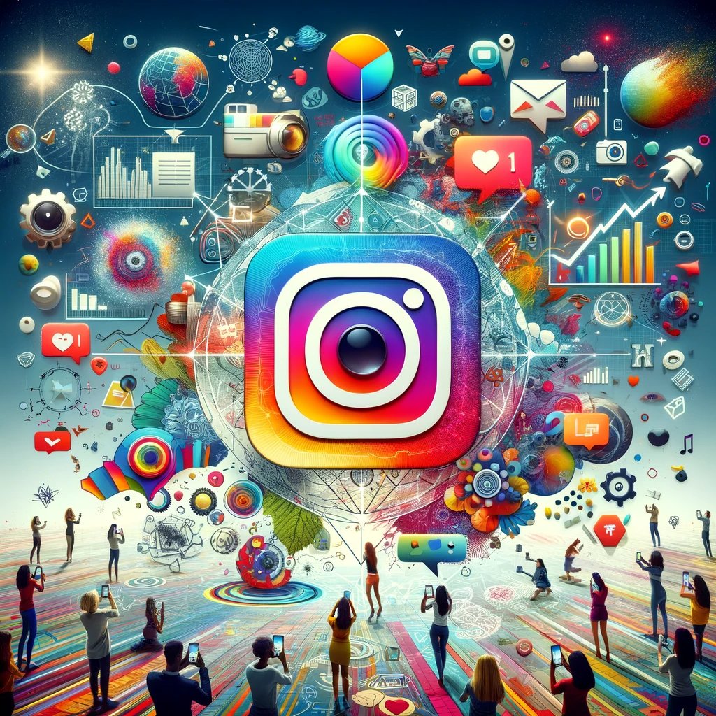 Unlock the power of Instagram in modern marketing! 📱✨ This vibrant digital illustration captures how Instagram can elevate your brand's visibility and engagement. Embrace the future of marketing! #InstagramMarketing #DigitalArt