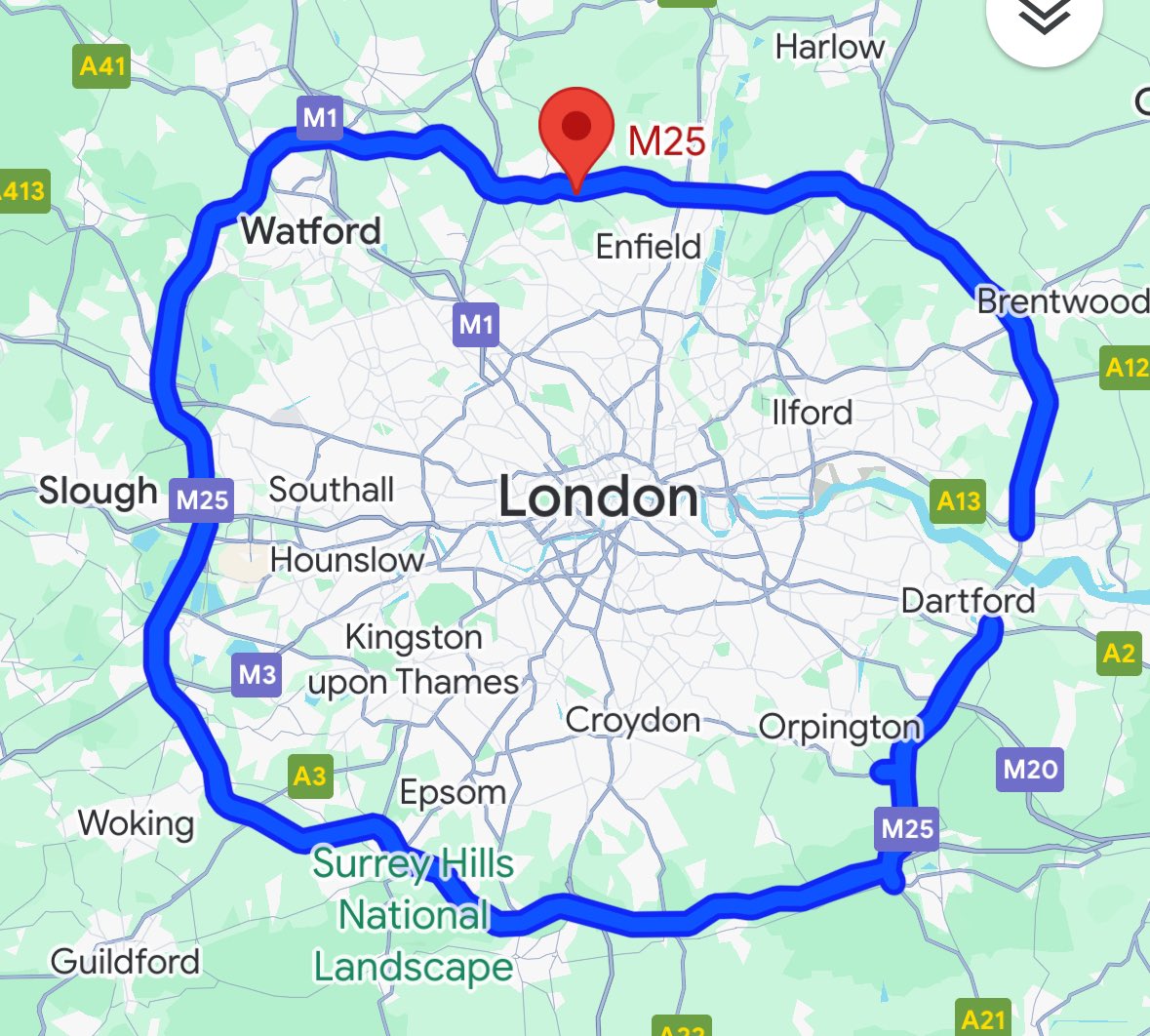 It’s difficult to comprehend how much £1 billion actually is With £1 billion, you could buy EVERY vehicle on the M25 during rush hour That’s every vehicle on a congested, 117-mile, 4-lane highway surrounding London And that’s still less than 1% of some individual’s wealth