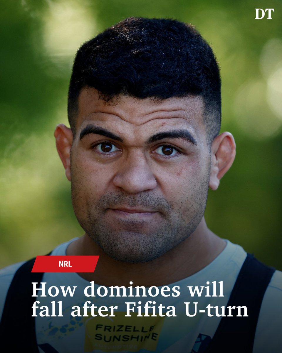 David Fifita’s decision to stay on the Gold Coast threatens to have a domino effect on nearly half the clubs in the NRL. Here's how: bit.ly/4dLe7DB