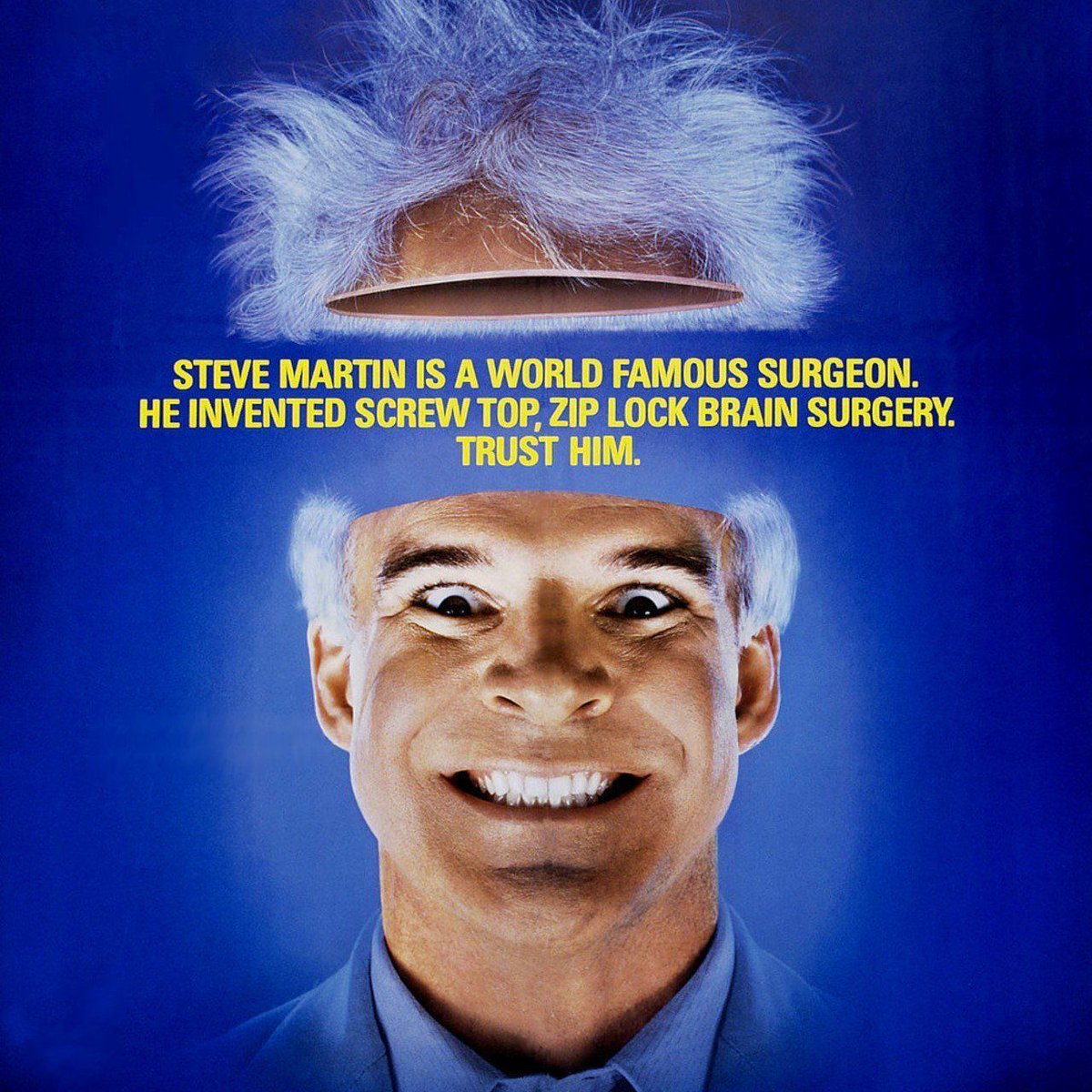 Just added! THE MAN WITH TWO BRAINS (1983) is our 35mm midnight show on May 24th & 25th! Tickets available at the box office and online: buff.ly/3xZcstn