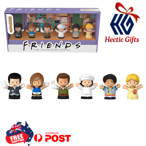 NEW Fisher Price - Little People F.R.I.E.N.D.S TV Series Collectors Set   ow.ly/kuql50PUmhO #New #HecticGifts #FisherPrice #LittlePeople #Friends #TVSeries #CollectorsSeries #Toy #Figurines #Monica #Ross #Phoebe #Joey #Chandler #FreeShipping #AustraliaWide #FastShipping