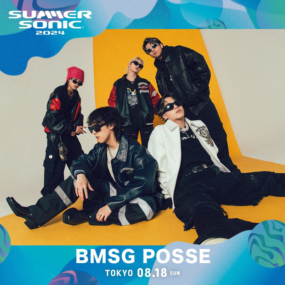 「SUMMER SONIC 2024」TOKYO
at ZOZOマリンスタジアム＆幕張メッセ 
@summer_sonic

BMSG POSSE（SKY-HI / Novel Core / Aile The Shota / edhiii boi / REIKO）
8/18(日) PACIFIC STAGE 出演決定！

🔗summersonic.com

#BMSGPOSSE　
#summersonic #サマソニ