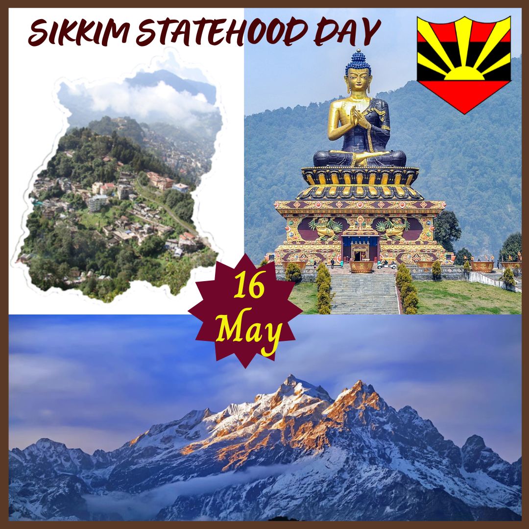 #IndianArmy #StatehoodDay #IncredibleNorthEast Lt Gen RC Tiwari, #ArmyCdrEC extends warm greetings to the people of Sikkim on the Statehood Day & reaffirms the deep bonds existing since decades between Indian Army and the people of #Sikkim on its 49th Statehood Day. @adgpi