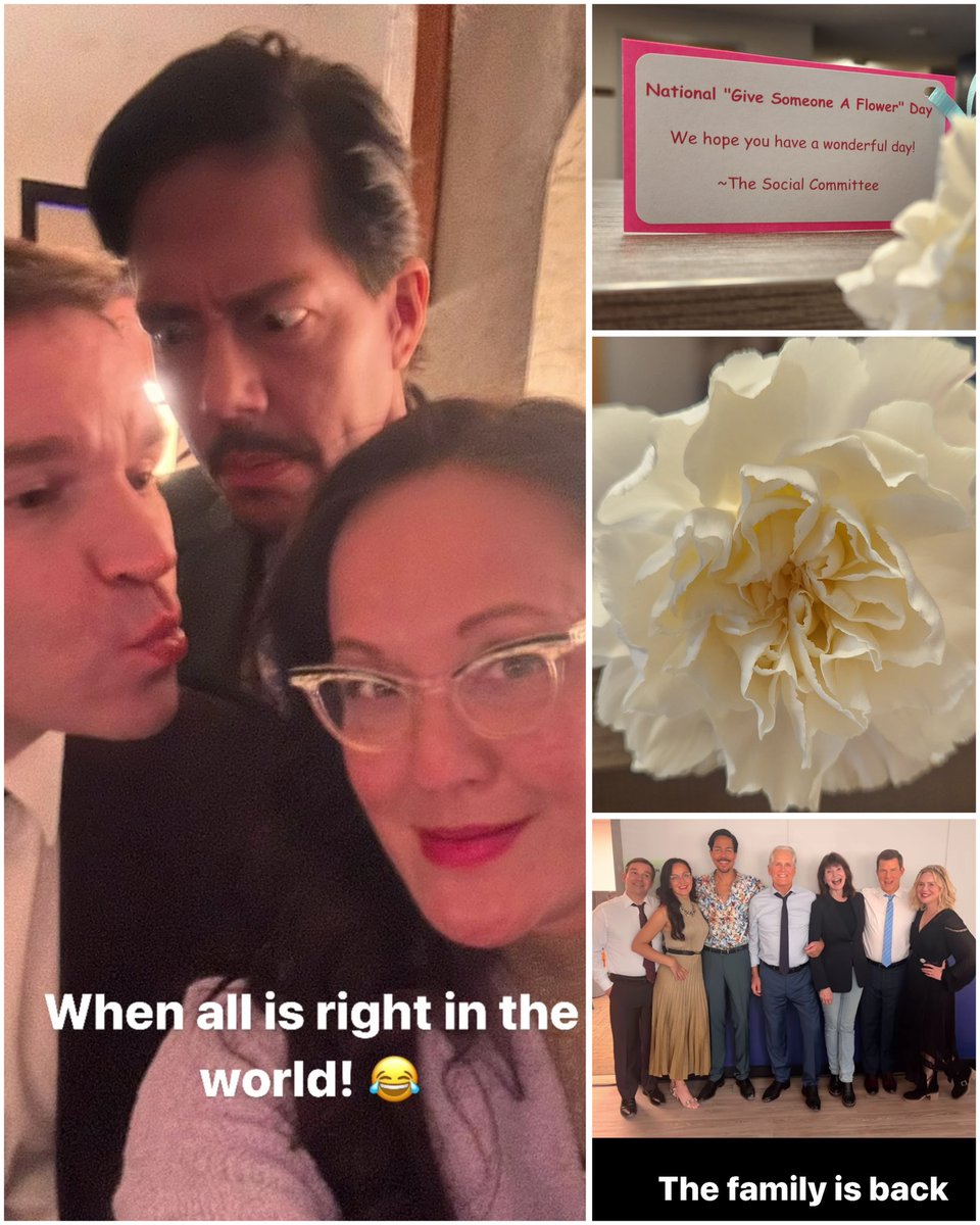 Today brought some wonderful surprises with it. This morning I was gifted my favourite flower (any/all white ones) and then this evening: confirmation that one of my favourite actors is back on set. I won't say which he is (IYKYK) but I may have legitimately teared up.
#POstables