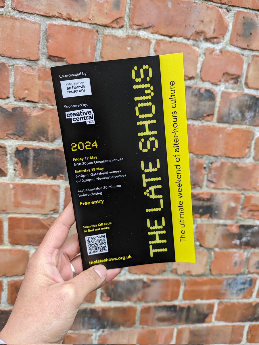 THIS FRIDAY is @thelateshows Ouseburn evening ⚡ A whopping 21 venues to visit! The Victoria Tunnel taster tours are 6pm - 9pm. On the hour tours are walk-in - you might have to queue for a few minutes. Pre-booked slots (20 past & 40 past the hour) are fully booked.