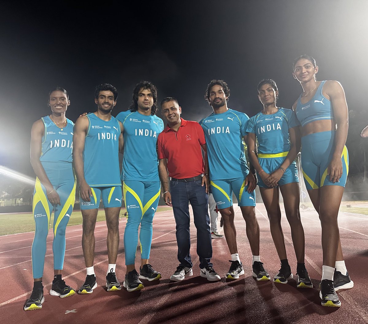 Delighted to have secured a landmark partnership between Athletics Federation of India and a leading global apparel and footwear brand @PUMA 

Puma is now the official sports kitting partner for Indian Athletics Team.