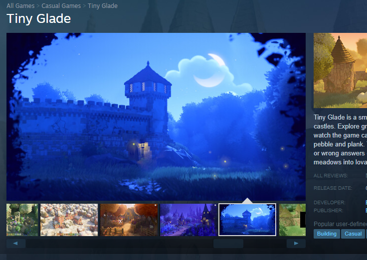 Tiny Glade 🏰🌿 out NOW on Steam ✨ tweet media