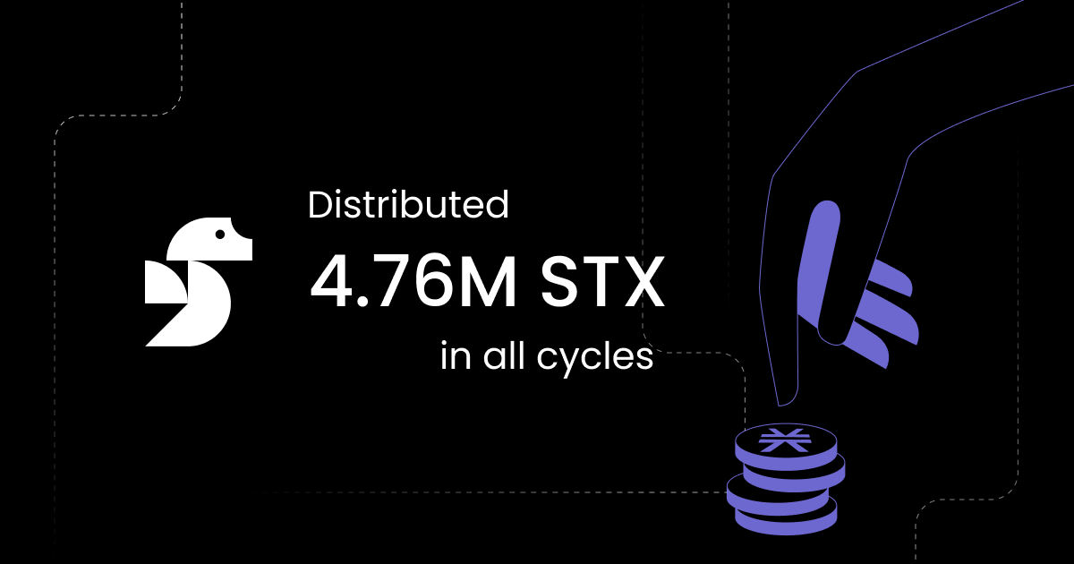 FYI, our oldest and most trusted pool @TheFastPool at @Ryder_ID distributed more 4.7M STX(~10.4M USD) since its inception. Let that sync in.😏