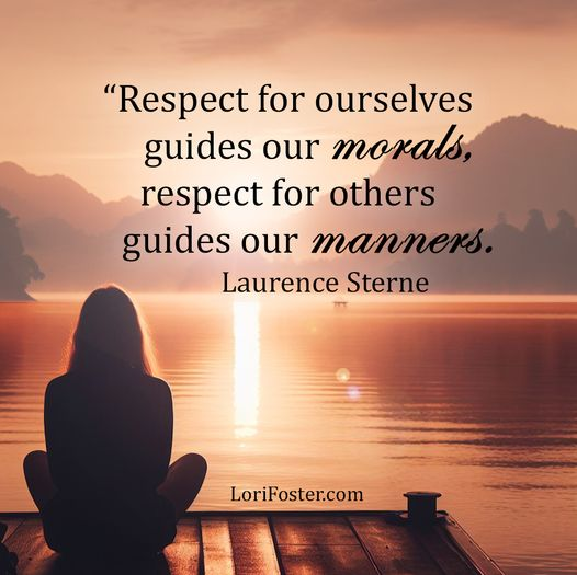 Good morning, awesome people. 🧡 I'm all about respect for everyone you meet. ☺️ Even if you lose respect for someone, don't stoop to an ugly level of antagonism. Rise above... remembering respect for yourself. Wishing everyone lots of luck with a calm & productive day.