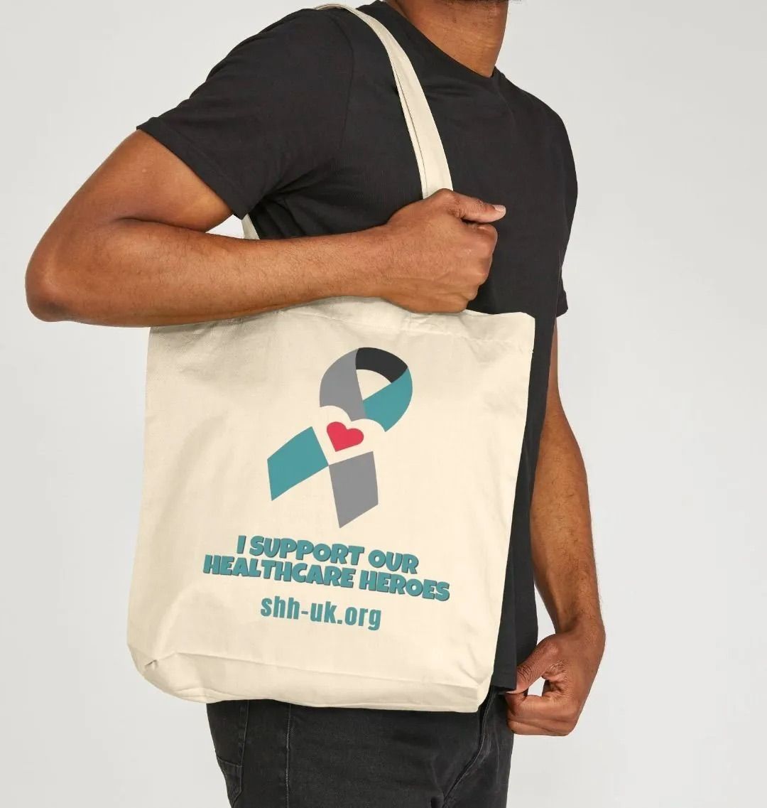 Looking for a meaningful way to support healthcare workers with Long Covid? Check out the Supporting Healthcare Heroes UKshop! Every purchase helps. Shop now: shh-uk.org/shop #CareForThoseWhoCared