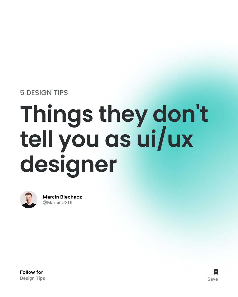 💡Things they don't tell you as ui/ux designer:

- You don't always have to use auto-layout. Sometimes it can be a waste of time

- Not every design process will be by the book. You should tailor the steps to fit the specific product

- You often don't need to build wireframes.