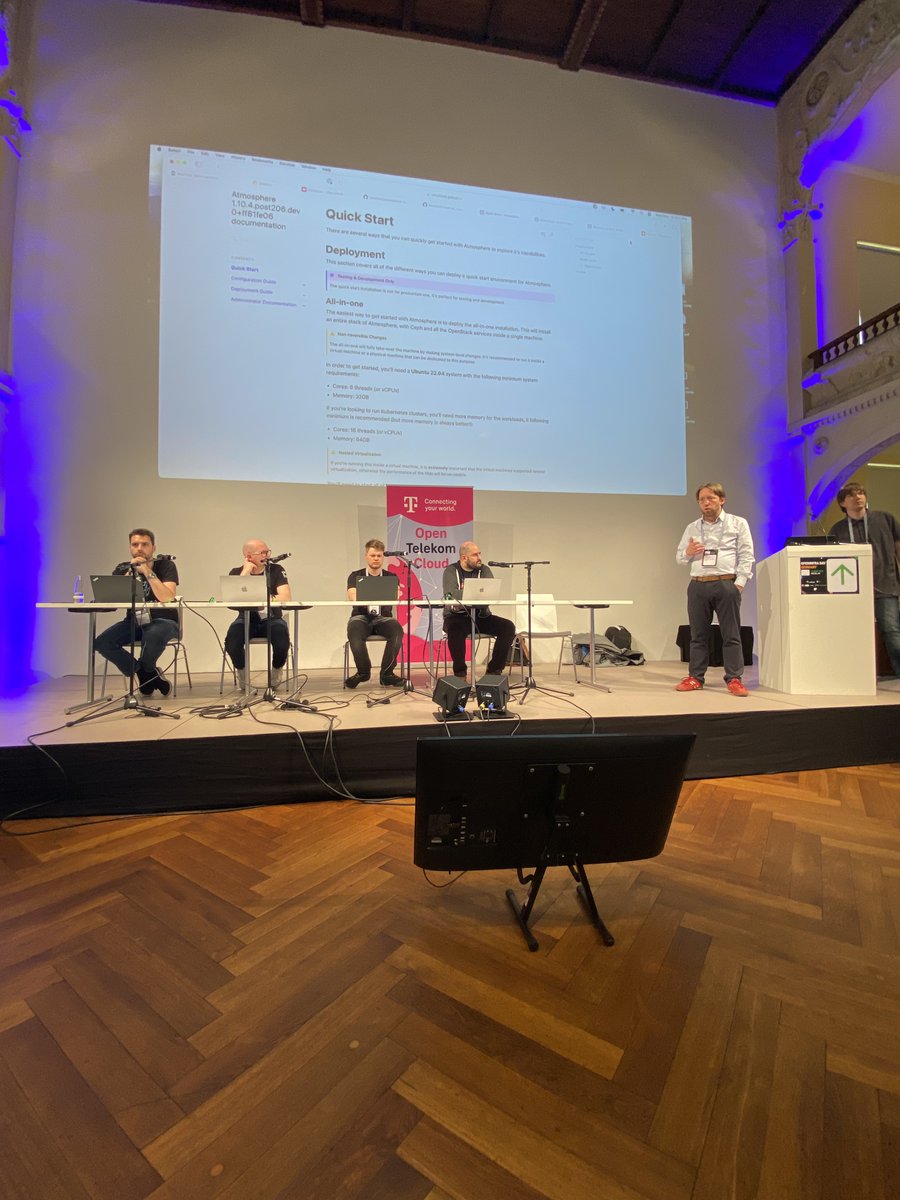 Had a blast at #OpenInfraDay in Berlin! 🌟 
We loved meeting and interacting with so many of you. Thank you for joining us at the live hacking panel, The Battle for Loki. 
 
And a huge thanks to the @OpenInfraDev  for an amazing event! 🚀