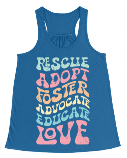 RESCUE - ADOPT - FOSTER - ADVOCATE - EDUCATE - LOVE When you buy one of these unique tops the profits help @MiriMission rescue, rehabilitate and rehome MANY more sick, injured & disabled animals. More styles & colours (inc kids & tote bags) available at teezily.com/rescue-adopt-f…