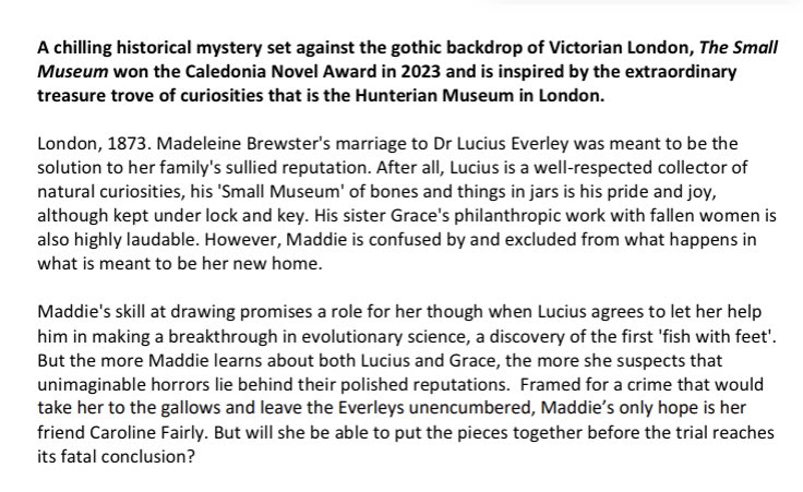 📕📕BOOK REVIEW📕📕 The Small Museum by Jody Cooksley Full review ➡️ t.ly/3lXcx “I really did enjoy this book. It’s shocking, it’s scary but it’s also strikingly compelling.” @JCooksleyAuthor @AllisonandBusby