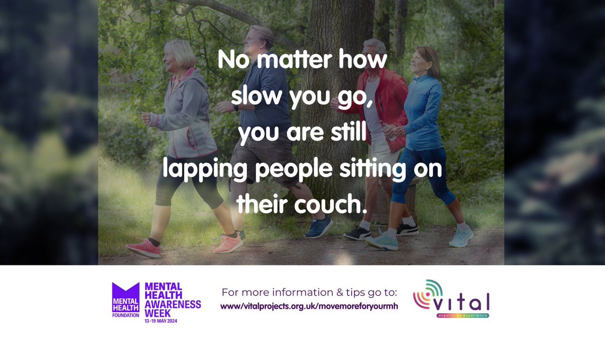 We hope you are taking steps, no matter how small, during this Mental Health Awareness Week. Keep in mind, whether it's a mere 10 minutes or more, every action you take significantly contributes to your mental health #MHAW24 #Momentsformovement