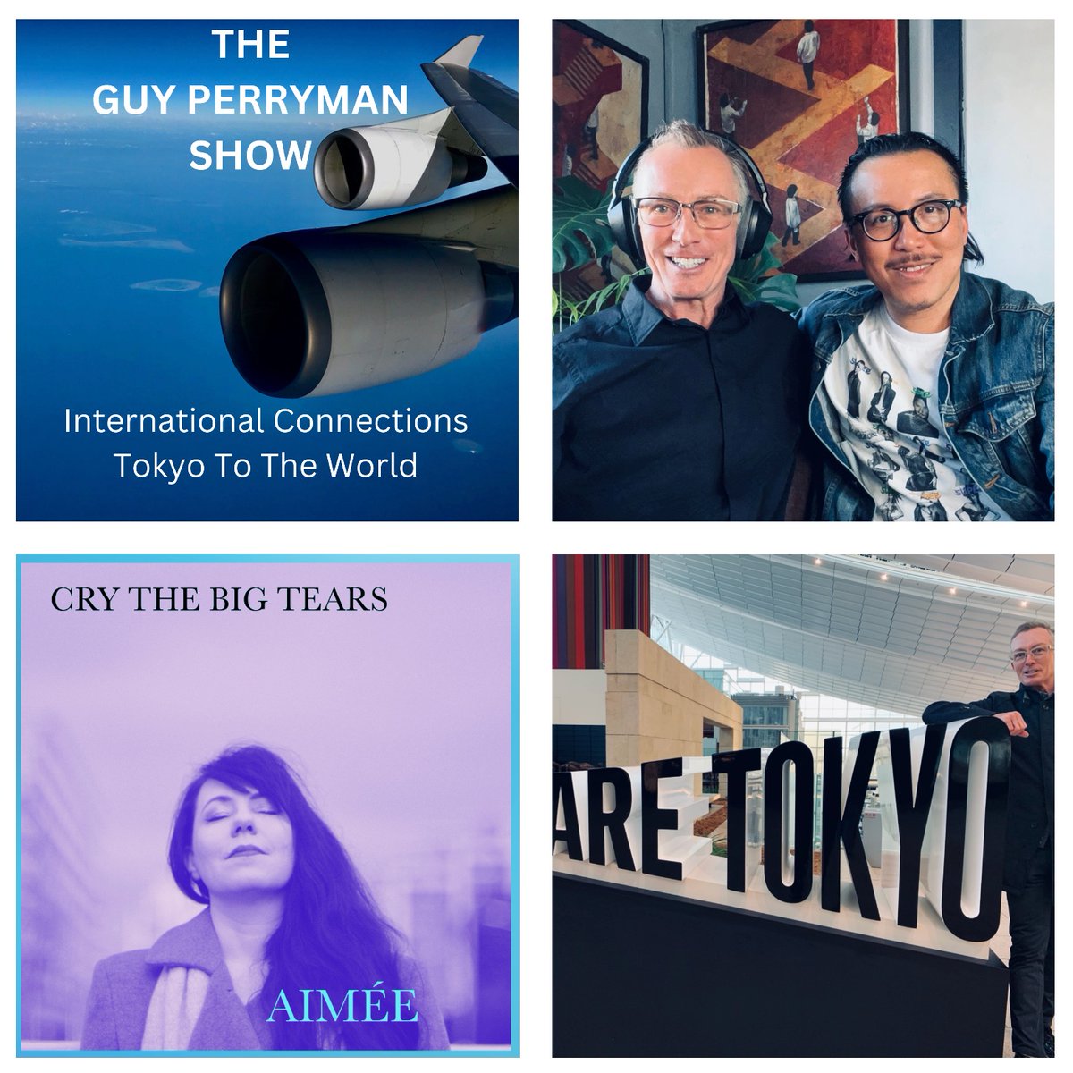 Lots of love from Tokyo with superstar photographer @lesliekeesuper interview, David Chester and Aimee message, a musical in Shibuya, Haneda Airport all with the music to match! #guyperryman GPS @InterFM897 Fri 5/17 On air interfm.co.jp On demand mixcloud.com/GuyPerryman/