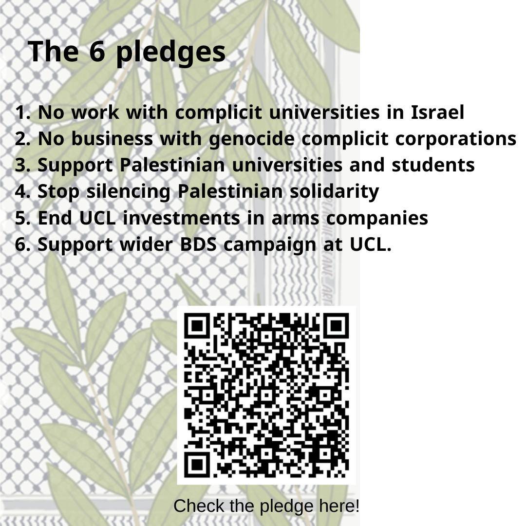 Over 450 UCL staff have now signed the BDS pledge. The university must divest
