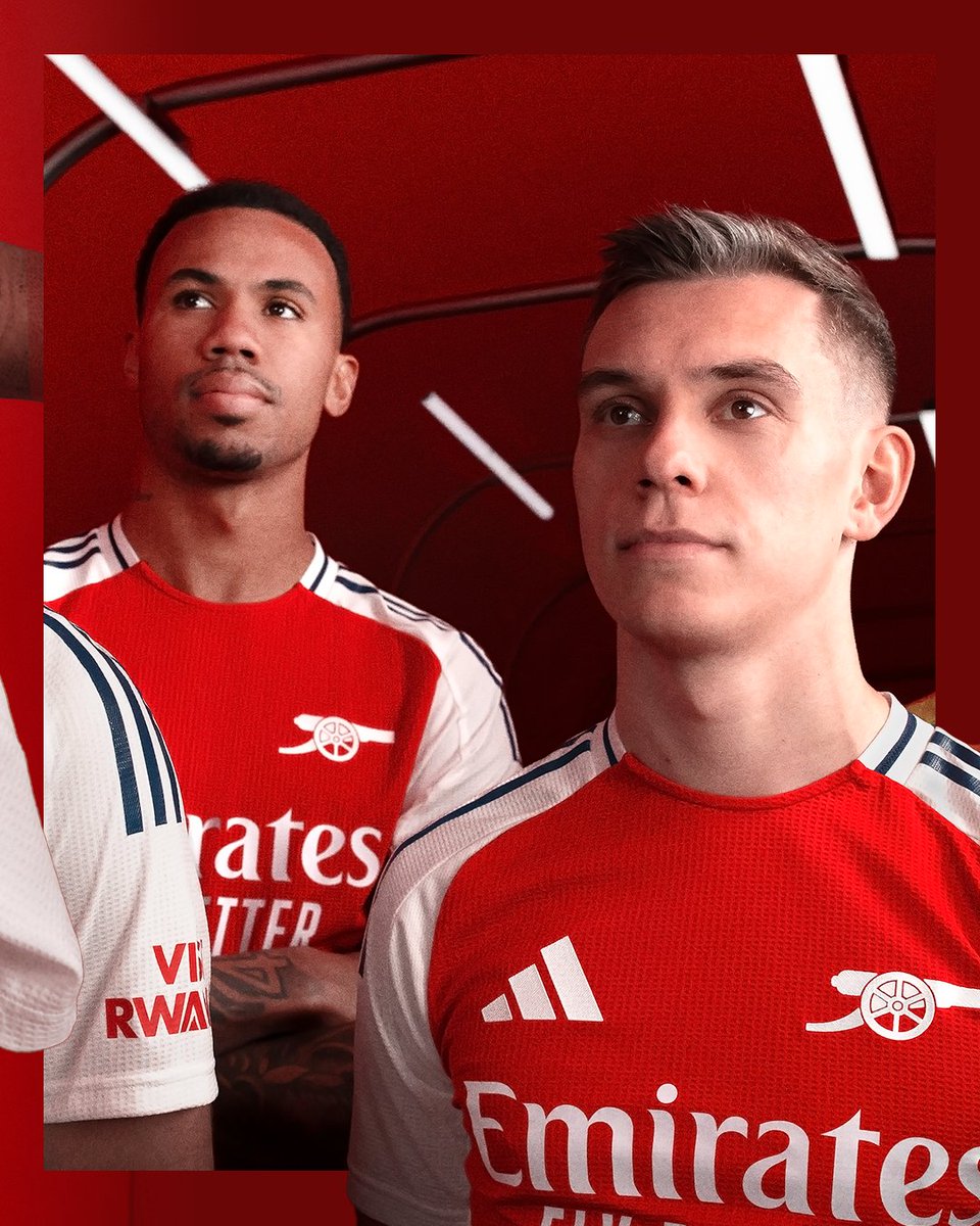 Arsenal's home kit for the 2024/25 season has landed 🔴⚪