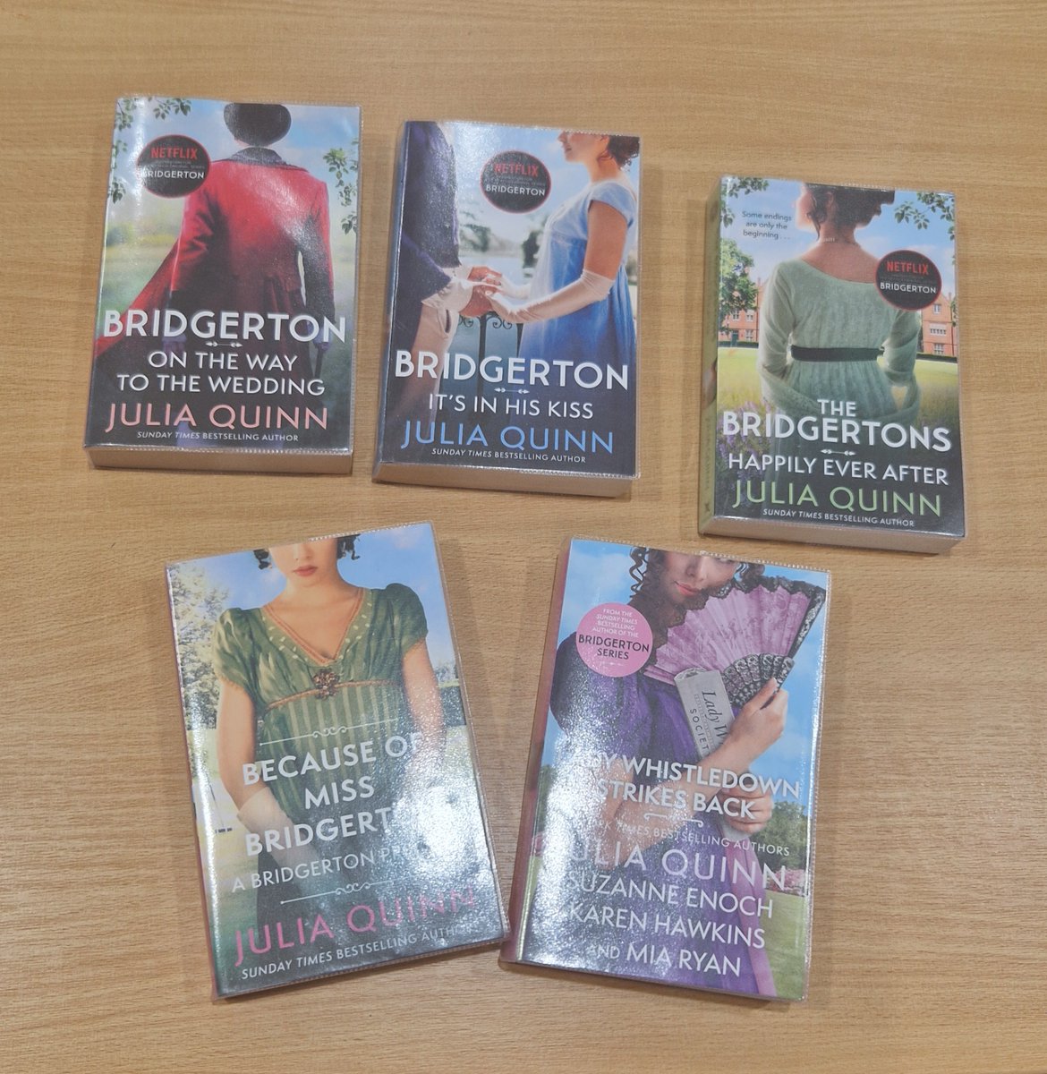 Are you a fan of #BRIDGERTON? As series 3 hits our screens on #Netflix , did you know you can also read the #Bridgerton books by Julia Quinn available in the library! tinyurl.com/57yhed5s #loveyourlibrary💕