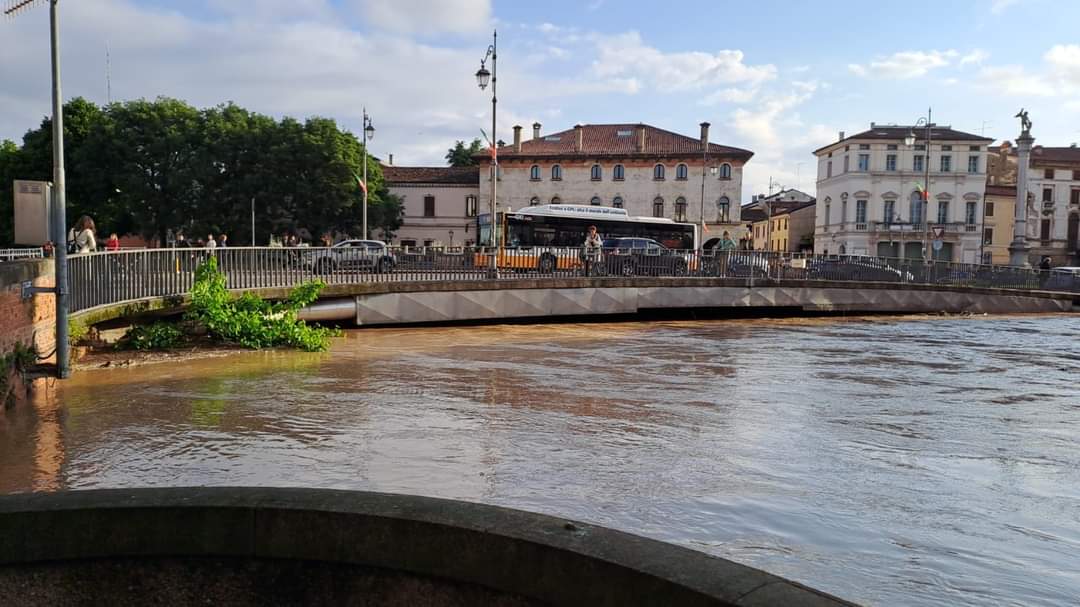 Buongiorno Popolo con l'acqua alle caviglie 🚣‍♀️🚣‍♀️🚣‍♀️ Com'è che non parlano più di SICCITÀ? 😤😤 Bacchiglione (Vicenza) adesso 🤦🏼‍♀️🤦🏼‍♀️