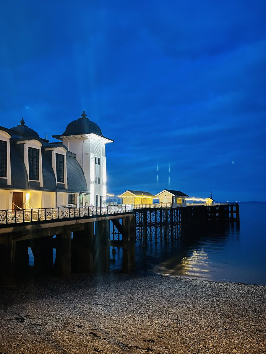 The wonderful Penarth Pier last night.