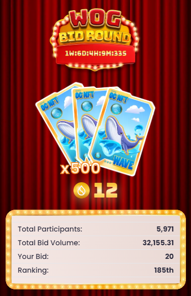 DavidDegen_'s tweet image. 🎁 GIVEAWAY 1 #NFT WOG cho người đoán đúng (hoặc gần nhất) giá Floor trên app @WaveOnSui 

⏰ Thời gian bắt đầu và thời gian kết thúc dựa trên EVENT trên App luôn.

📜 Cách thức tham gia:
1⃣/ Comment theo cú pháp
Giá của NFT - Lý do bạn  chọn dự án này để đào coin