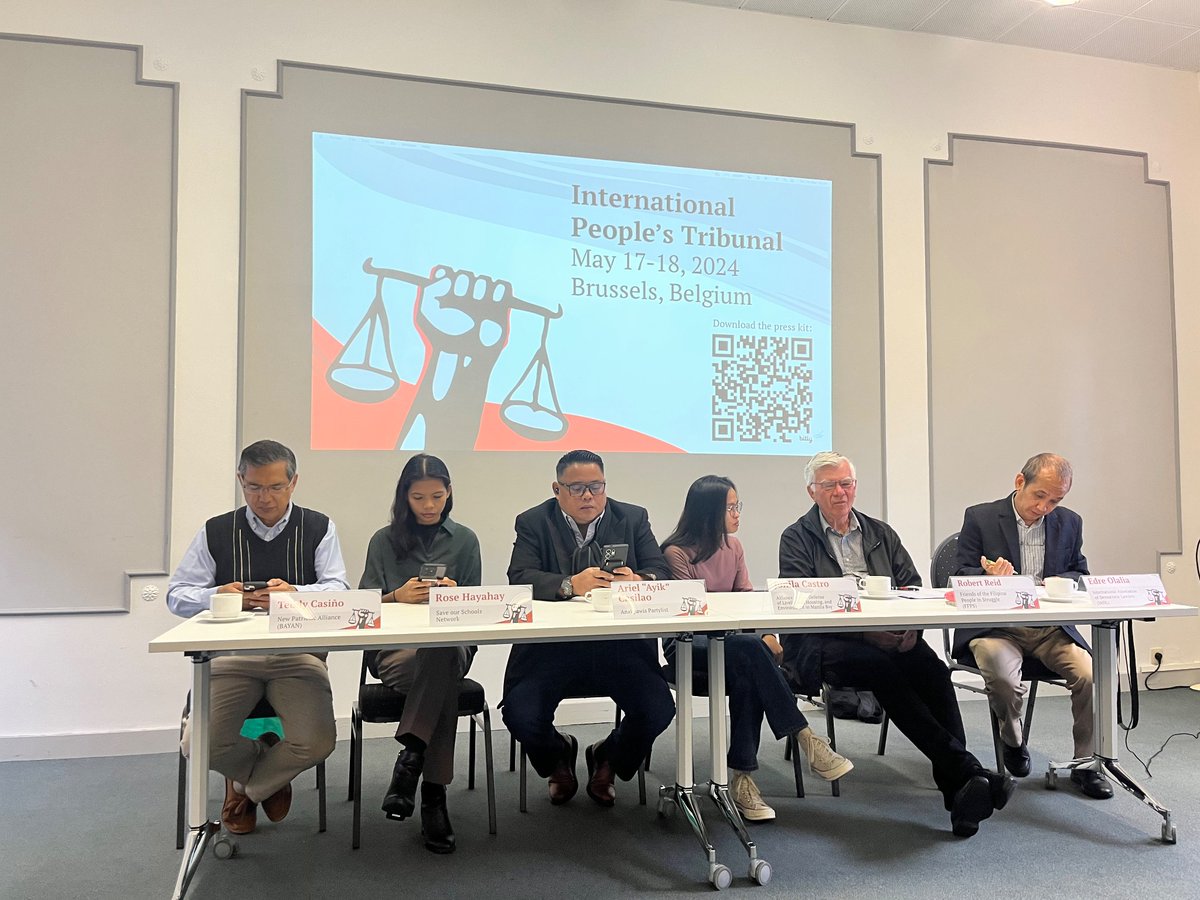 We’ll be covering the upcoming assemblage of the International People’s Tribunal in Brussels, Belgium—follow @tribunalph2024 for more info and check out peoplestribunal.net !