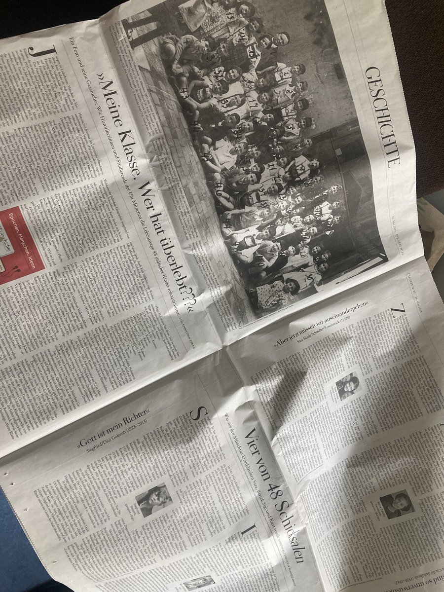 Heute in der <a href="/DIEZEIT/">DIE ZEIT</a> und heute Abend in der Jüdischen Gemeinde: unser Klassenfoto-Projekt zum 100. Jahrestag der Gründung der Jüdischen Volksschule in München!