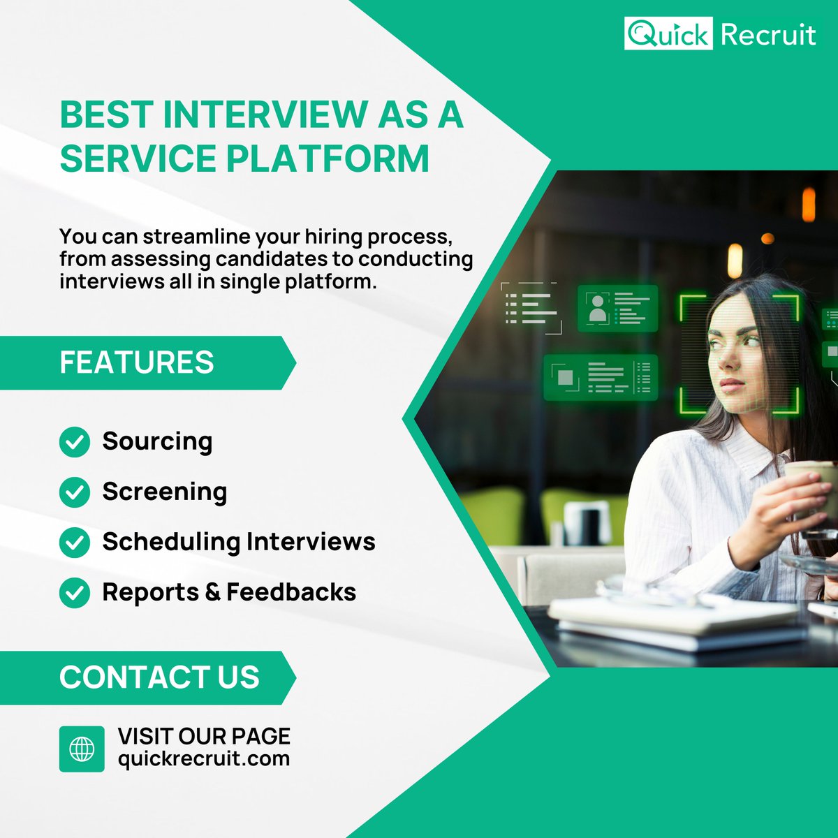 Transform the way you interview with our Interview as a Service platform!

Check out our platform: quickrecruit.com

#streamlinedhiring #recruitmenttech #hiringsolutions #recruitmentgoals #quickrecruit #interviewasaservice #virtualinterviews