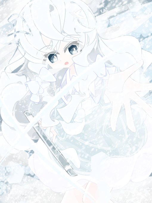 「snowing white hair」 illustration images(Latest)