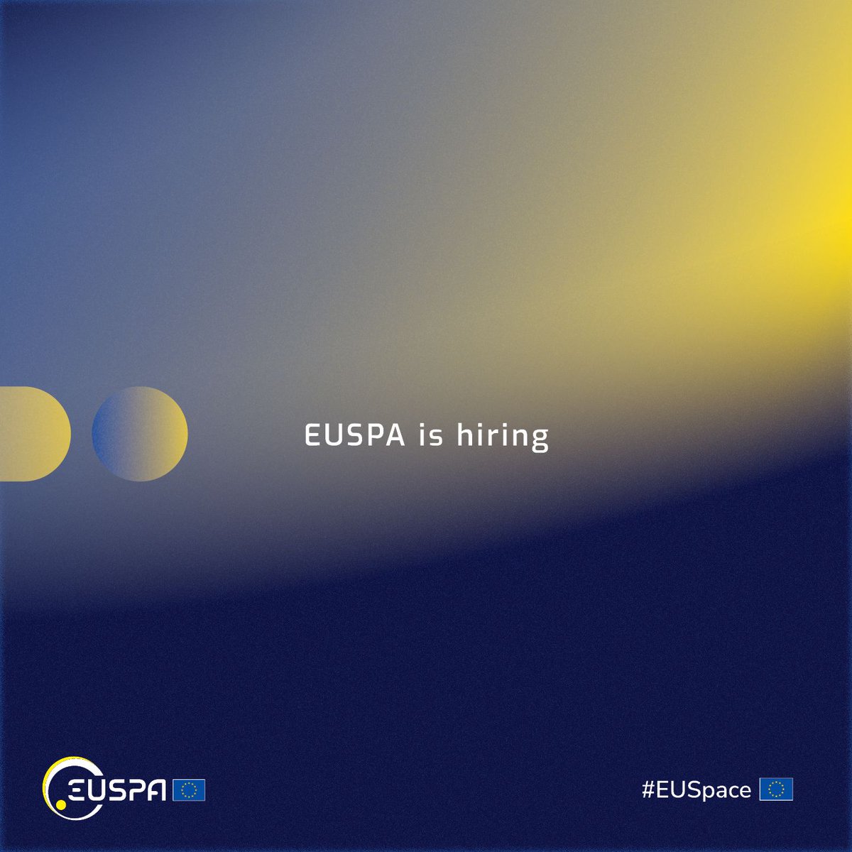 📢EUSPA is hiring in Saint-Germain-en-Laye! We're looking for 2 colleagues to be our new Security Operations Centre (SOC) Operator, and a Governmental Services Operator. Deadline on 30 May. More info: eucareers.space @EU_Careers #EUCareers