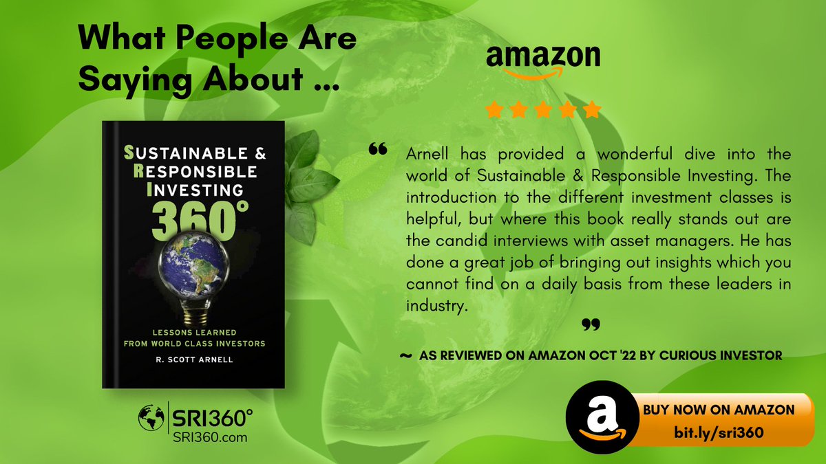 Buy your copy of 'Sustainable & Responsible Investing 360°' here: bit.ly/sri360

#sustainableinvesting #responsibleinvesting  #impactinvesting