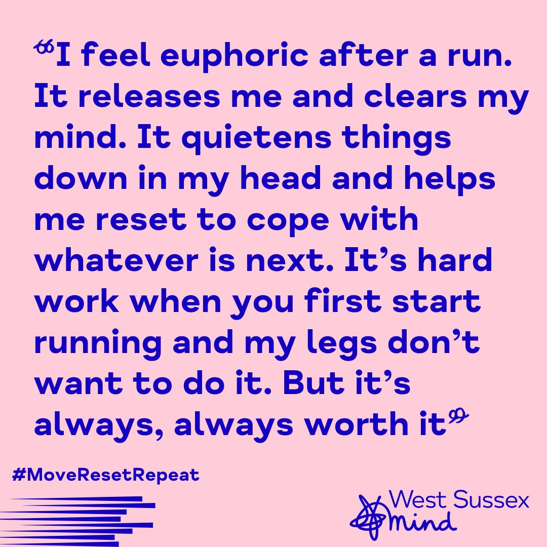 Sue is one of our service users. She started running with our Shoreham running group in Oct 2023 & also joins in with some of our other physical activities, such as Mindful Mile walks. ⁠Keep doing what you're doing Sue! ⁠➡️ Physical activity groups: westsussexmind.org/help_and_suppo…