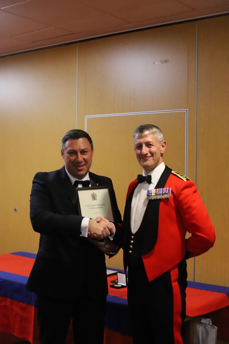 Recently, the 1 RSME Regt Development Day Dinner took place, where members of our #SapperFamily alongside Civilian contractors and a Civil Servant received awards. This included 1* Commandant citations and Chief Royal Engineer Commendations! Congratulations! 👏 #RoyalEngineers