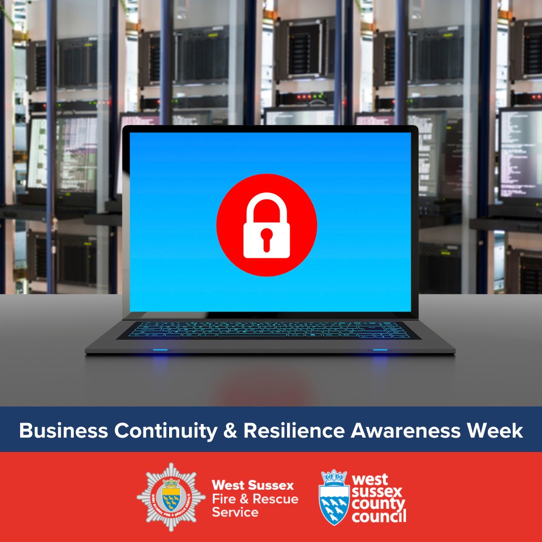 Are you heading to the @SussexChamber Business Expo today? Keep an eye out for us and @WSCCResilience at the South of England Showground where we will be sharing our advice and guidance on business continuity and resilience and fire safety.