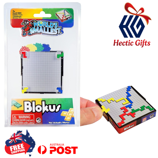 NEW - The Worlds Smallest Blokus Board Game ow.ly/XBzx50PFZWR #New #HecticGifts #SuperImpulse #SI #WorldsSmallest #Blokus #BoardGame #Minature #Game #Collectible #ReallyWorks #FreeShipping #AustraliaWide #FastShipping