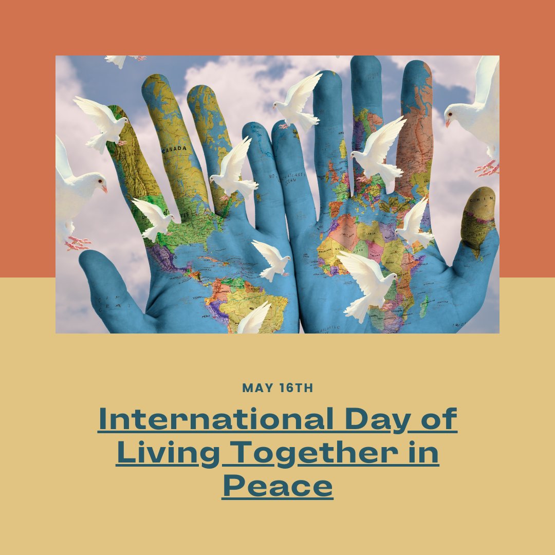 Happy International Day of Living Together in Peace!

'Living together in peace is all about accepting differences and having the ability to listen to, recognize, respect and appreciate others...' - United Nations

#JederInstitute #LivingInPeace #EliminateIntolerance