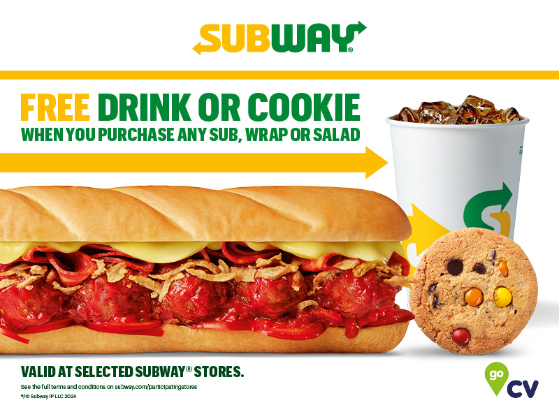 🤩 @GoCVcard has teamed up with @SUBWAY to bring savings to all members! Enjoy a FREE drink, water, or cookie with the purchase of a regular sub, salad, or wrap 🥪 🍪 13 stores and show them your card ➡️ orlo.uk/DgSBM Register orlo.uk/hHBqk @coventrycc