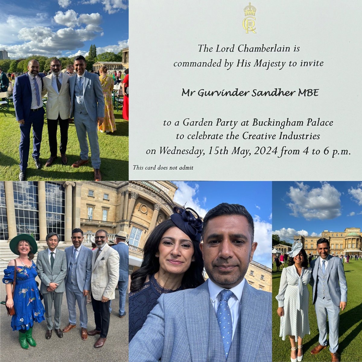 Delighted to attend Royal Garden Party at #BuckinghamPalace alongside colleagues from #arts and #culture across the UK including @OutdoorArtsUK @ArtyAbid @SangeetaITV where had the chance to catch up with old friends & speak 2 members of the #RoyalFamily about our work in #Kent