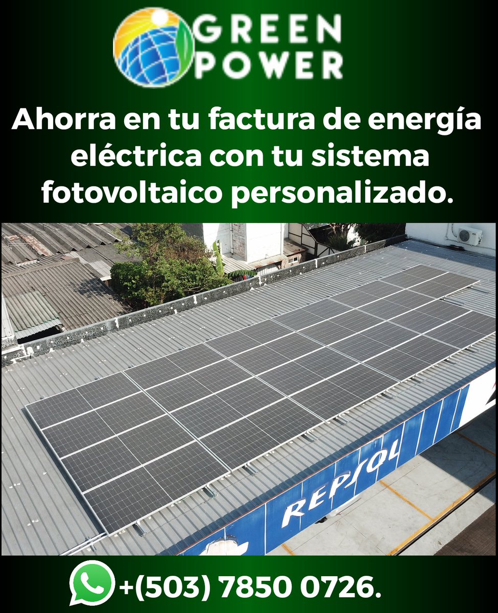 Energía limpia.
Energía renovable.
Energía inagotable.