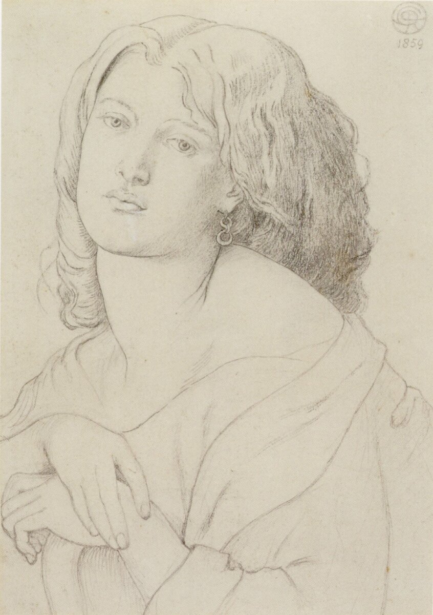 Portrait of Fanny Cornforth wikiart.org/en/dante-gabri…