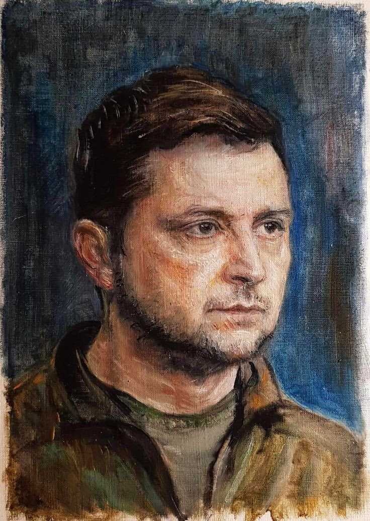 I can keep doing this every day for years…  Who's with me ?                                                                                                     I would like every single one of you to post a photo of President Zelenskyy and hashtag it #ZelenskyyWarHero, #MUGA