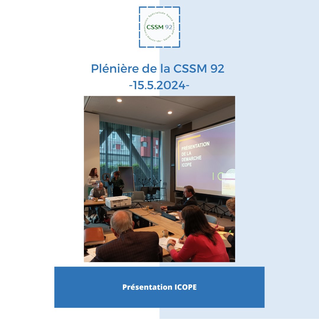 PTSM_92's tweet photo. Session plénière de la CSSM92 le 15/05/2024 - échange sur le soin à domicile avec VYV3 et la dépendance chez le sujet âgé avec ICOPE.

Nous remercions les participants ainsi que Narimen Bendjafer, Aurore Merigou &amp; Sara Boulil pour les présentations !
#Hautsdeseine #santé  #PTSM92 https://t.co/hW3LbT3QWF