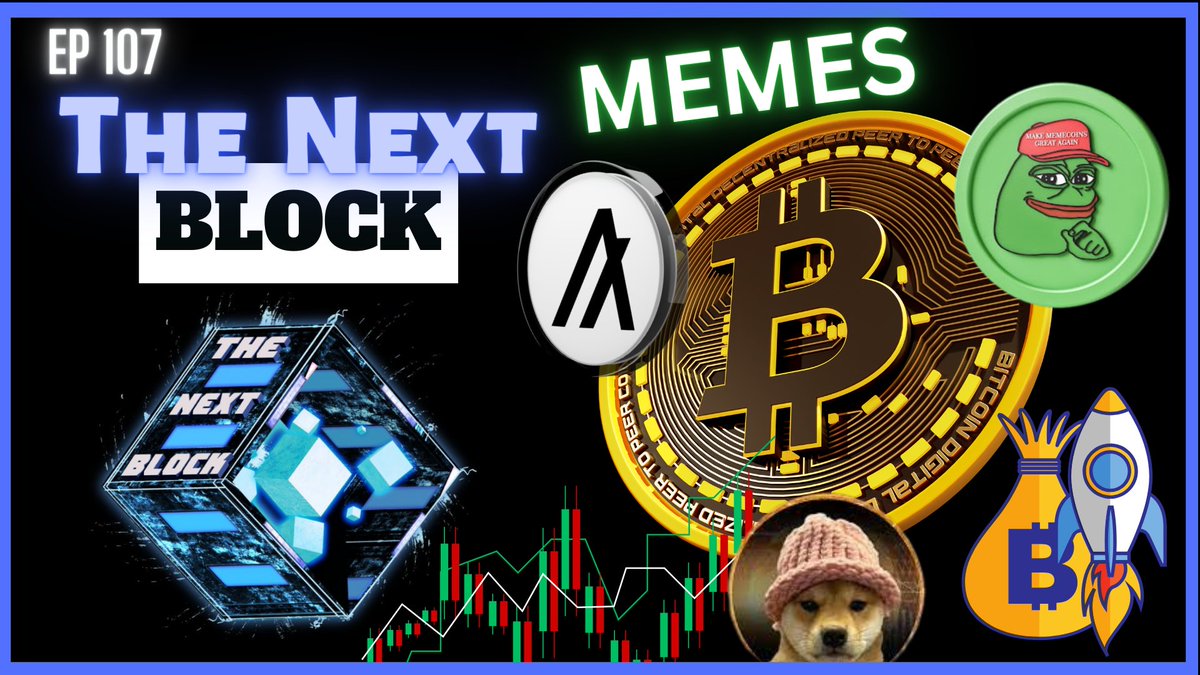 Meme stocks are back 🚀, #Algorand has been making waves 🌊, and #bitcoin is holding the line! We discuss it all today at 1pm EST. Join us in the chat! 💬 $ALGO $BTC Premiere on YouTube: youtu.be/KYLCMDGqPt0