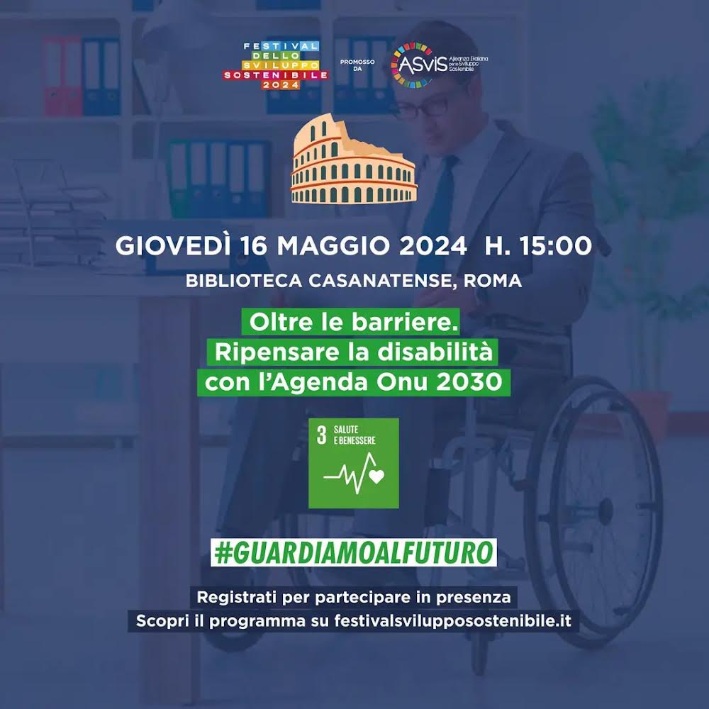 Oggi a Roma al #Festivalsvilupposostenbile a condividere Buone Notizie 😊

Diretta iscrivendosi a lnkd.in/dSyveTEy

#GUARDIAMOALFUTURO 
<a href="/ASviSItalia/">ASviS</a>
