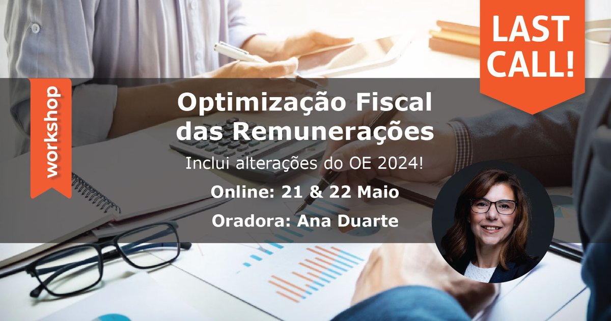 ⏰ Últimas Inscrições! ⏰ 💼 Descubra as estratégias essenciais para maximizar a eficiência fiscal das remunerações da sua empresa! Participe e fique par das últimas actualizações legislativas.
👉 info: ow.ly/FhZu50RiVy8

#fiscalidade #RH #corporatetraining #letstalkgroup