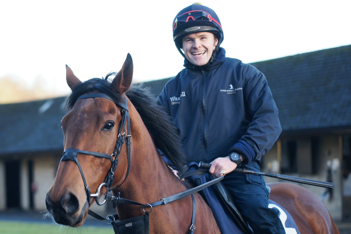 We have one runner on the flat at Salisbury this afternoon. Cieren Fallon rides Circuit Breaker (pictured here with AJ) in the 2.30 Handicap.
