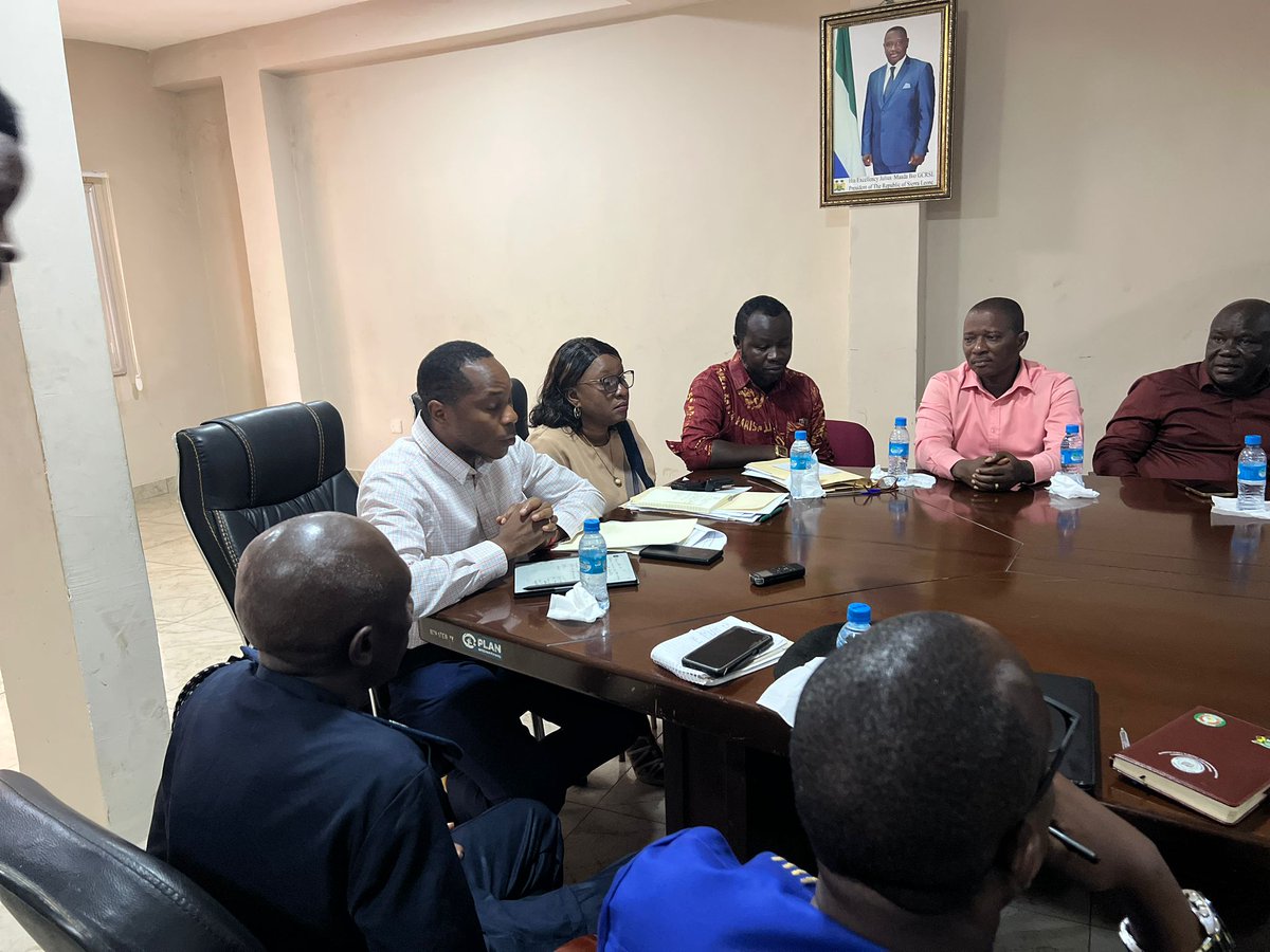 I joined the Minister of Social Welfare yesterday in an engaging meeting with leaders of various disability rights orgs. The Sierra Leone Union for Disability Issues will have its national election at the district level following the principles of radical inclusion #WeWillDeliver